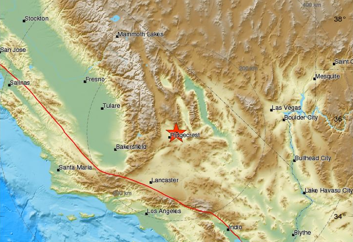 Terremoto california