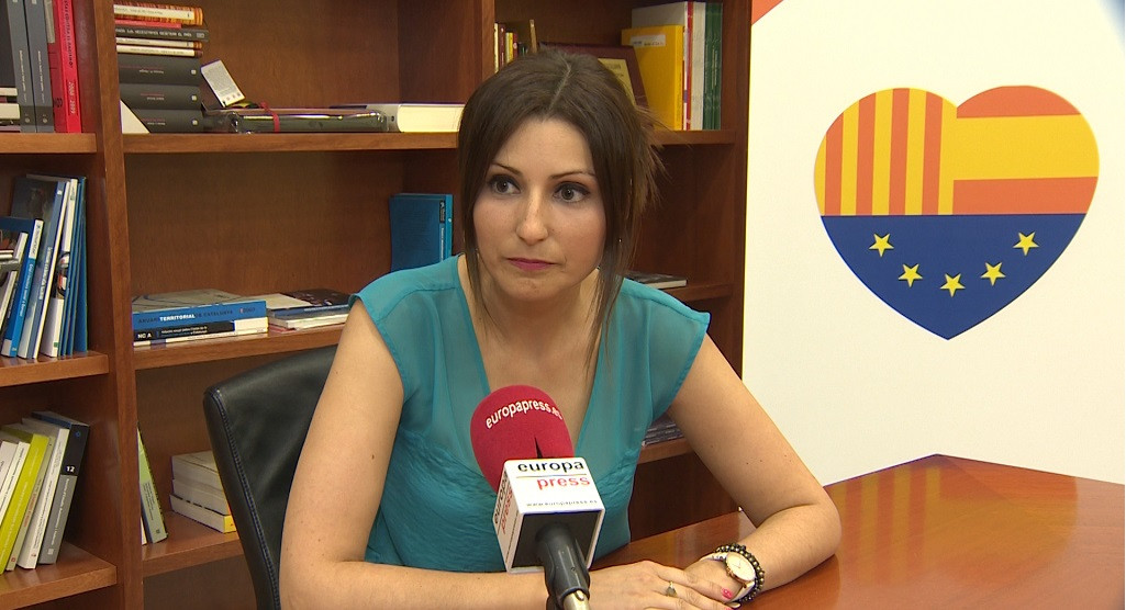 La portavoz de Ciudadanos en el Parlamento, Lorena Roldán, responde en una entrevista concedida a Europa Press en Barcelona