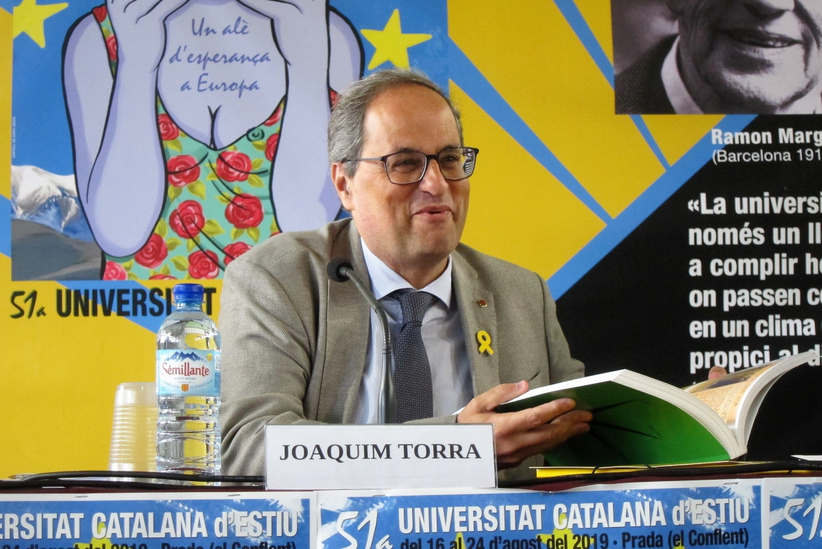 Quim Torra en Prada de Conflent