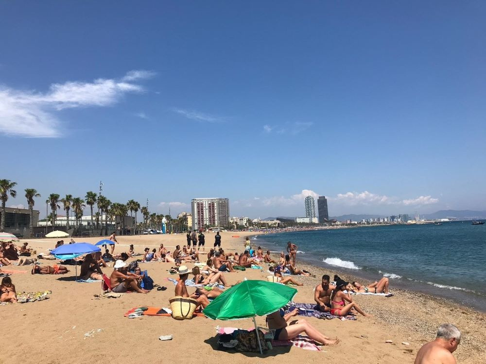 Bomba playa barcelona