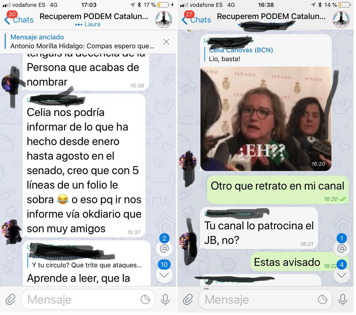 Chats Recuperem PODEM Catalunya