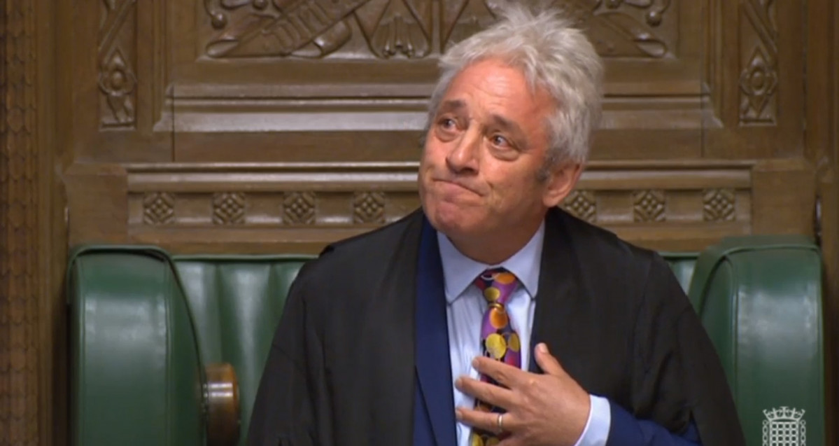 John Bercow speaker emocionado