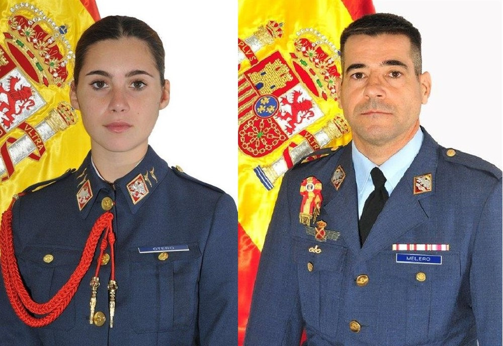 Instructor y alumna del Eju00e9rcito del Aire fallecidos