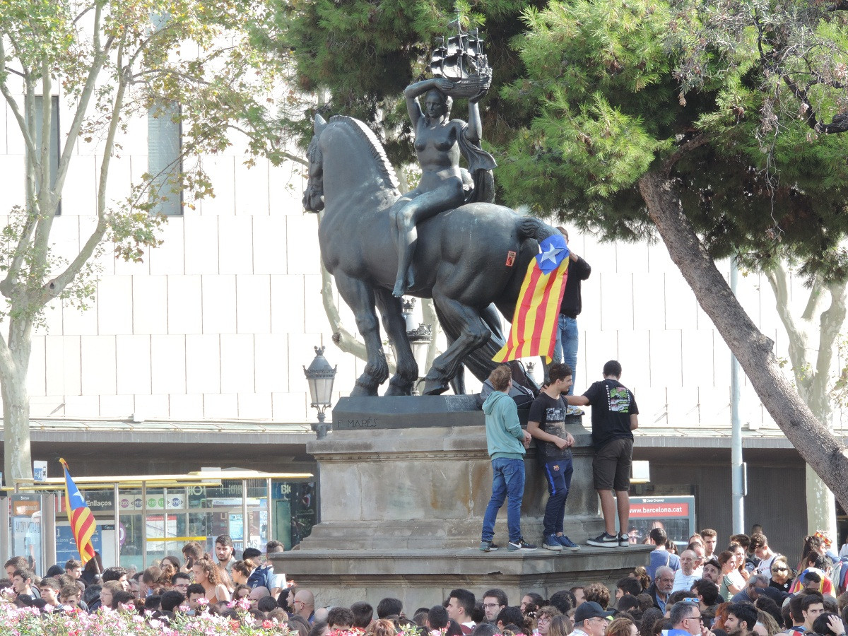 Manifestaciones contra la sentencia del procés