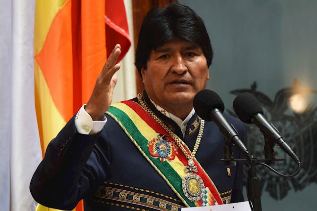 El presidente de Bolivia, Evo Morales