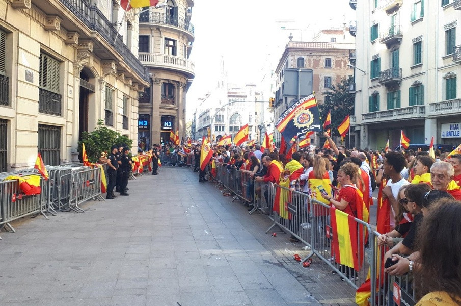 Manifestacion apoyo policia nacional