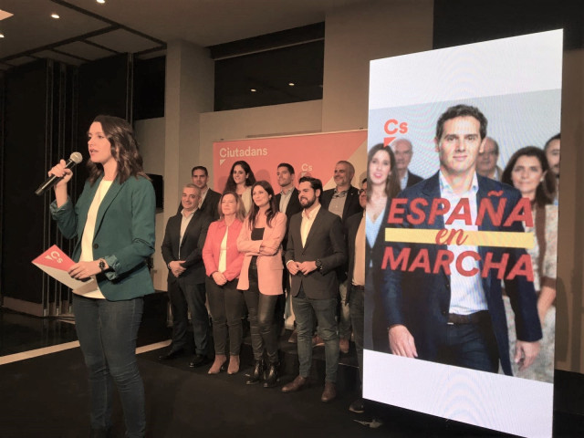 Inés Arrimadas abre su campaña como candidata de Cs al Congreso por Barcelona en las elecciones generales del 10 de noviembre de 2019