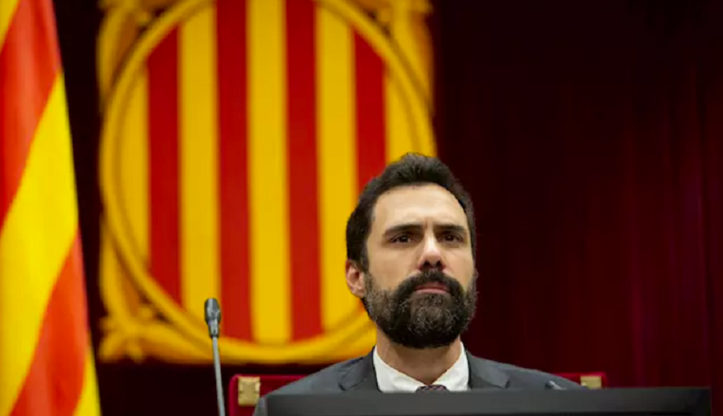 El presidente del Parlament, Roger Torrent