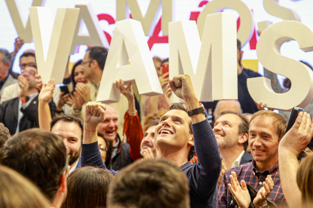 Albert Rivera en el cierre de campaña 2019