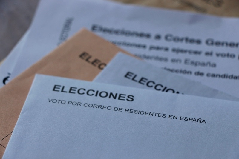 Voto por correo a las elecciones