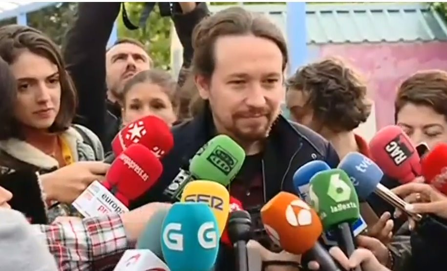 Iglesias tras votar 2019