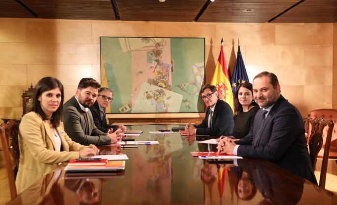 Segunda reunión PSOE y ERC