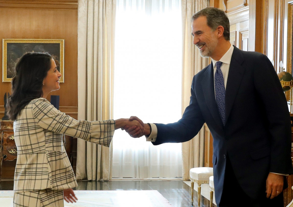 Inés Arrimadas y Felipe VI