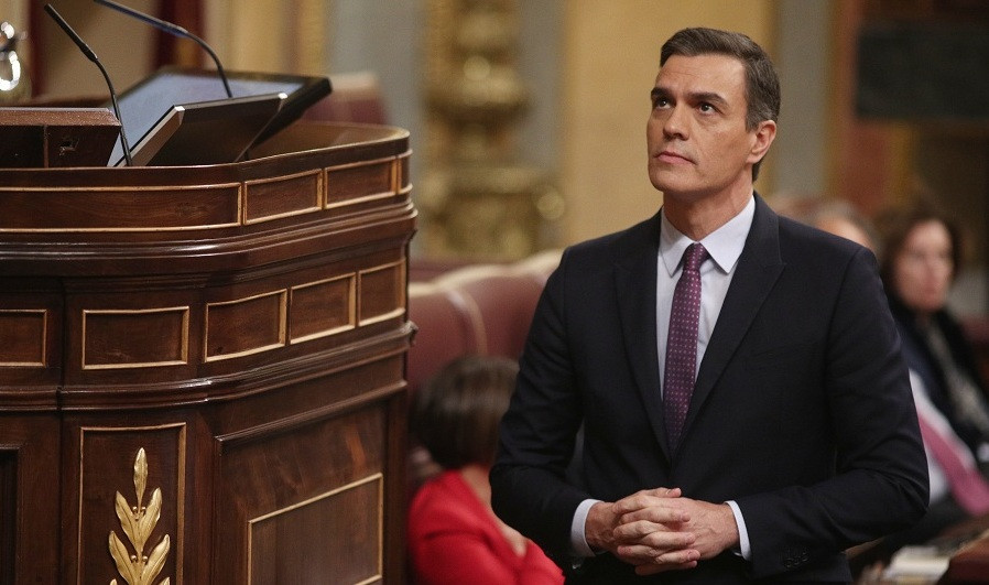 Primera sesión de investidura de Pedro Sánchez Enero 2020