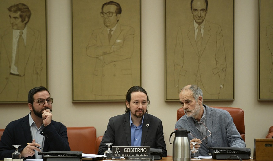 Pablo Iglesias en la Comisión de Derechos Sociales