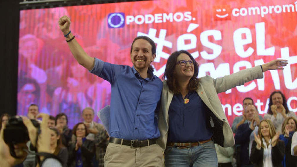 Pablo Iglesias y Mónica Oltra