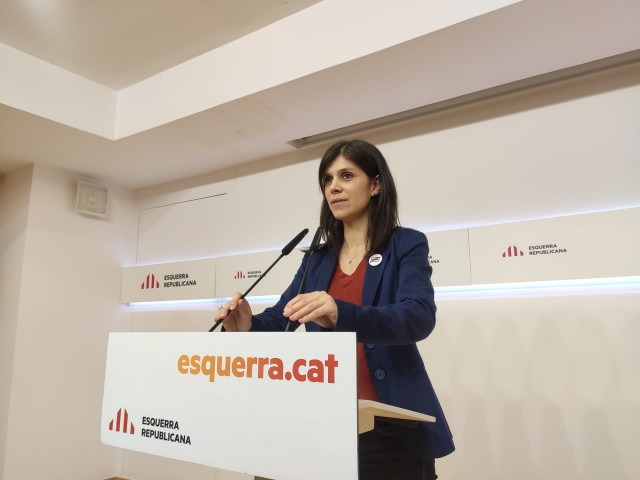 La secretaria general adjunta y portavoz de ERC, Marta Vilalta