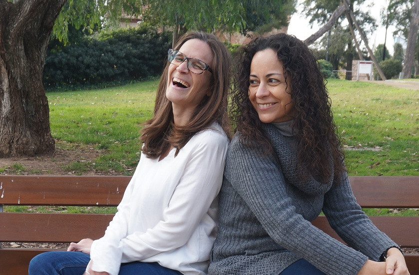 Patricia Polvora y Ana Basanta