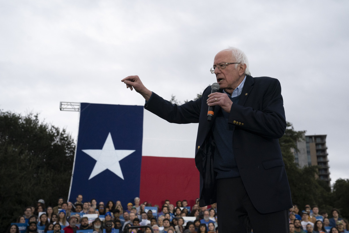 Bernie Sanders en Texas