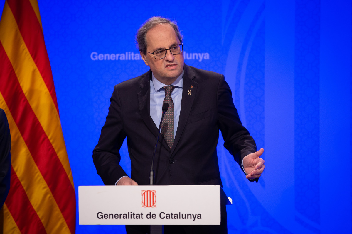 Torra comparece por el coronavirus