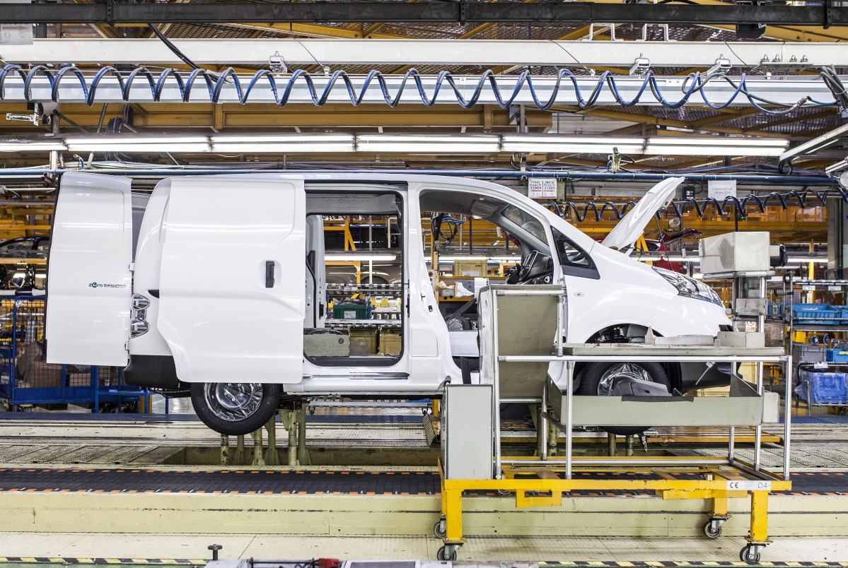 Producció de la i-NV200 en la planta de Nissan a Barcelona