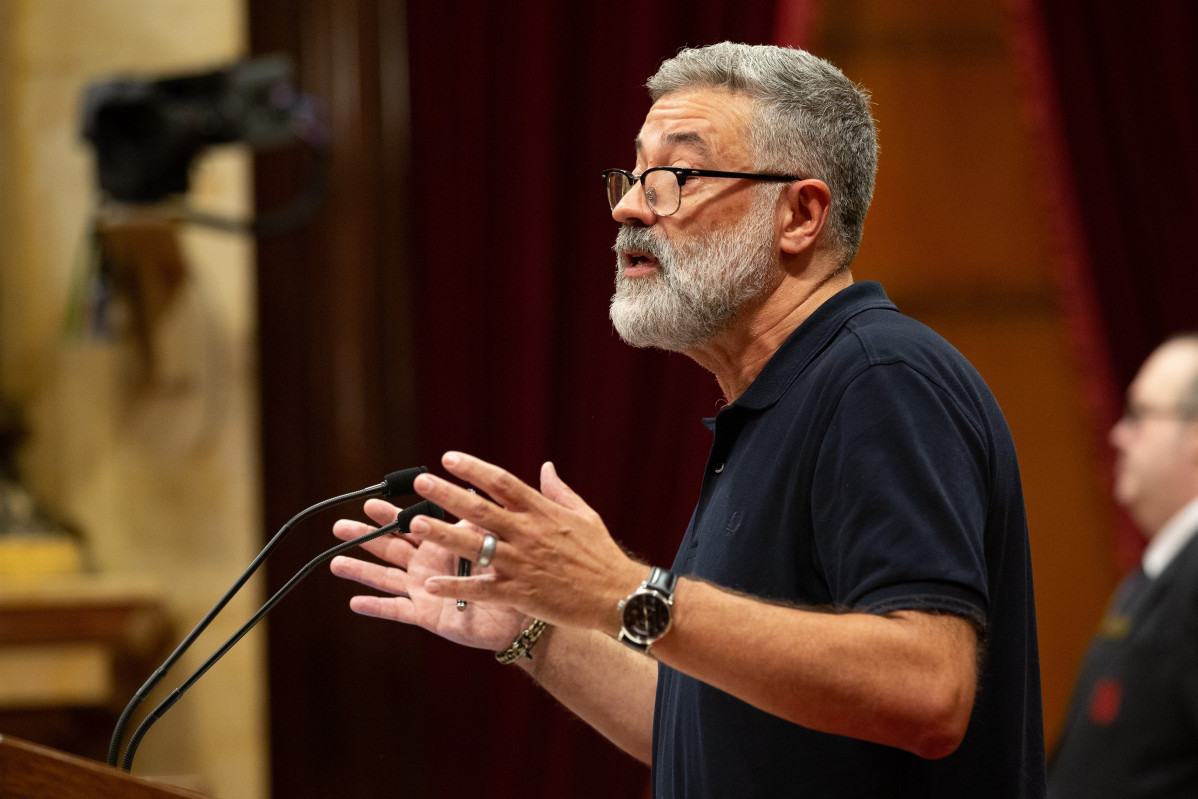 El diputado de la CUP Carles Riera en una imagen de archivo.