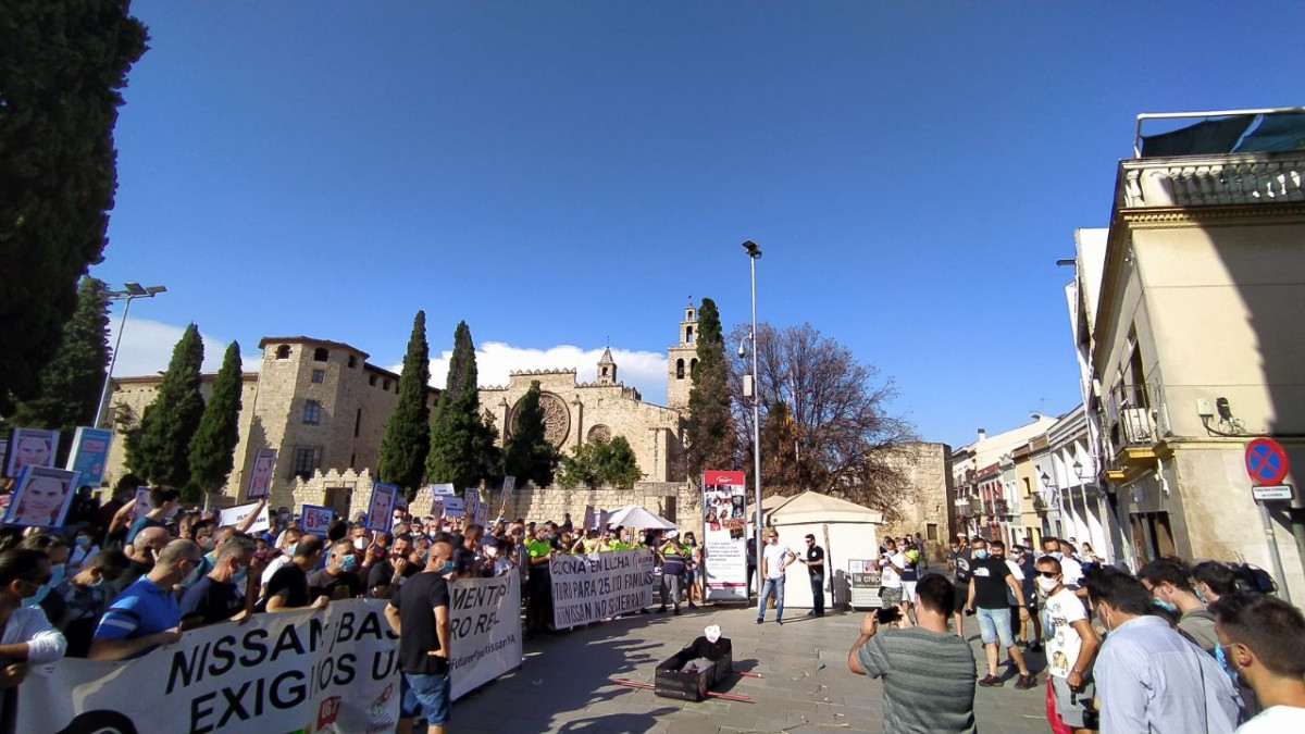 Manifestacion nissan sant cugat