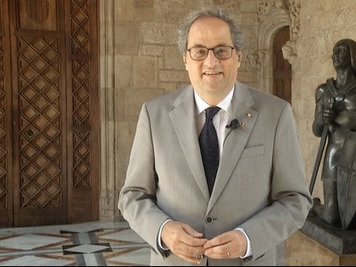 El presidente de la Generalitat, Quim Torra