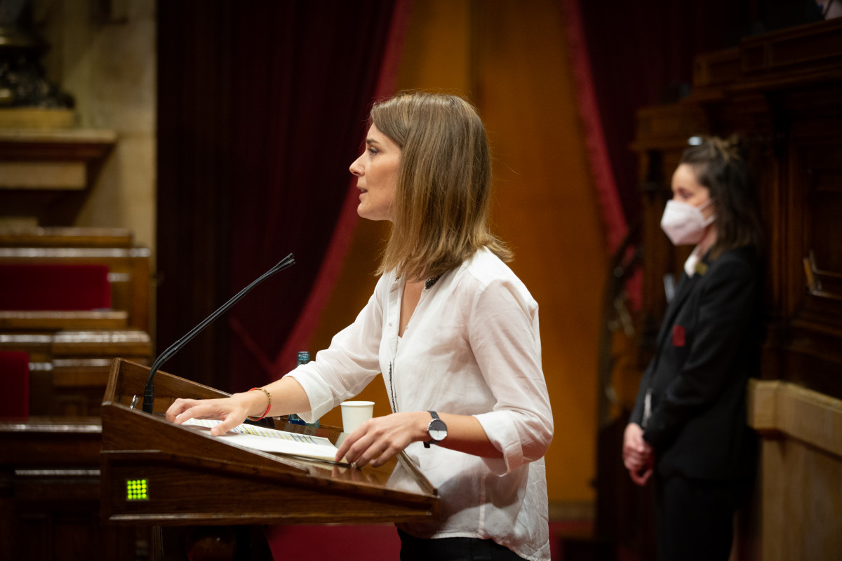 EuropaPress 3215790 presidenta catalunya comu podem parlament jessica albiach interviene sesion