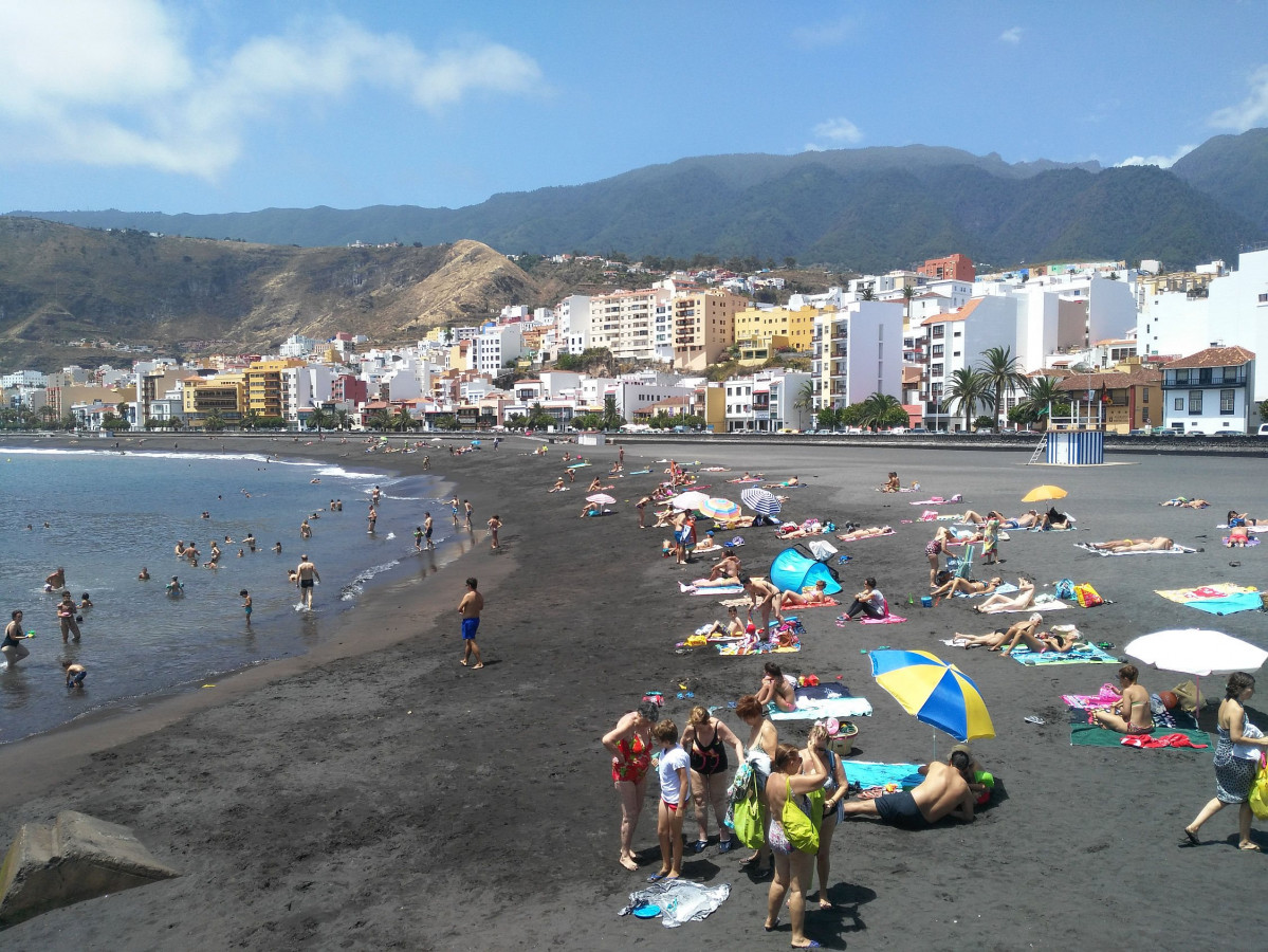 Gente en la playa