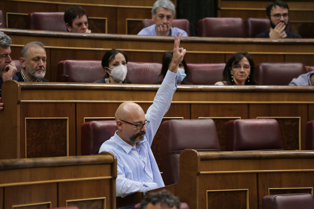 El diputado de Unidas Podemos Txema Guijarro.