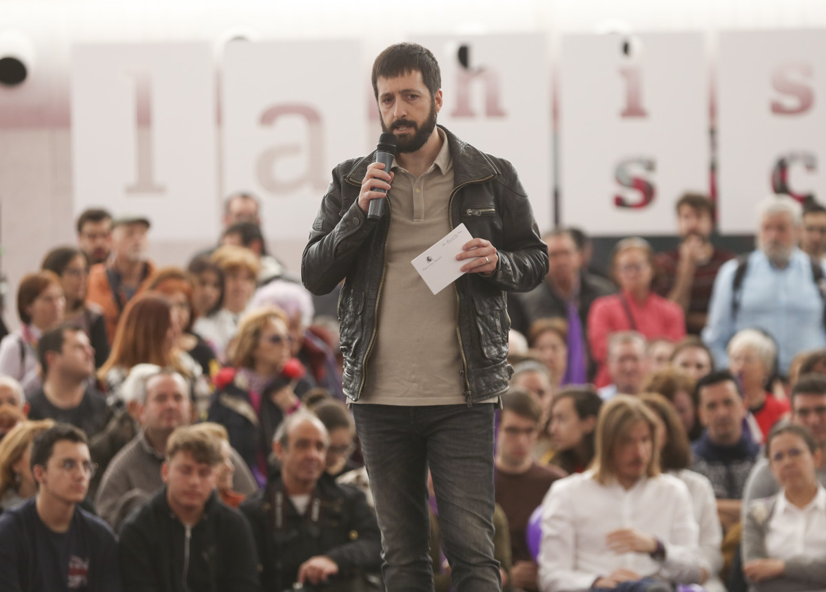 El secretario de Comunicación de Podemos, Juanma del Olmo