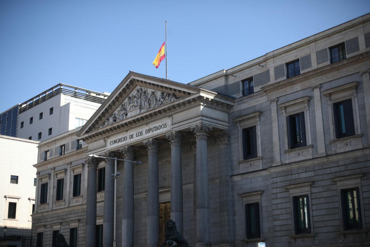 Fachada del Congreso de los Diputados