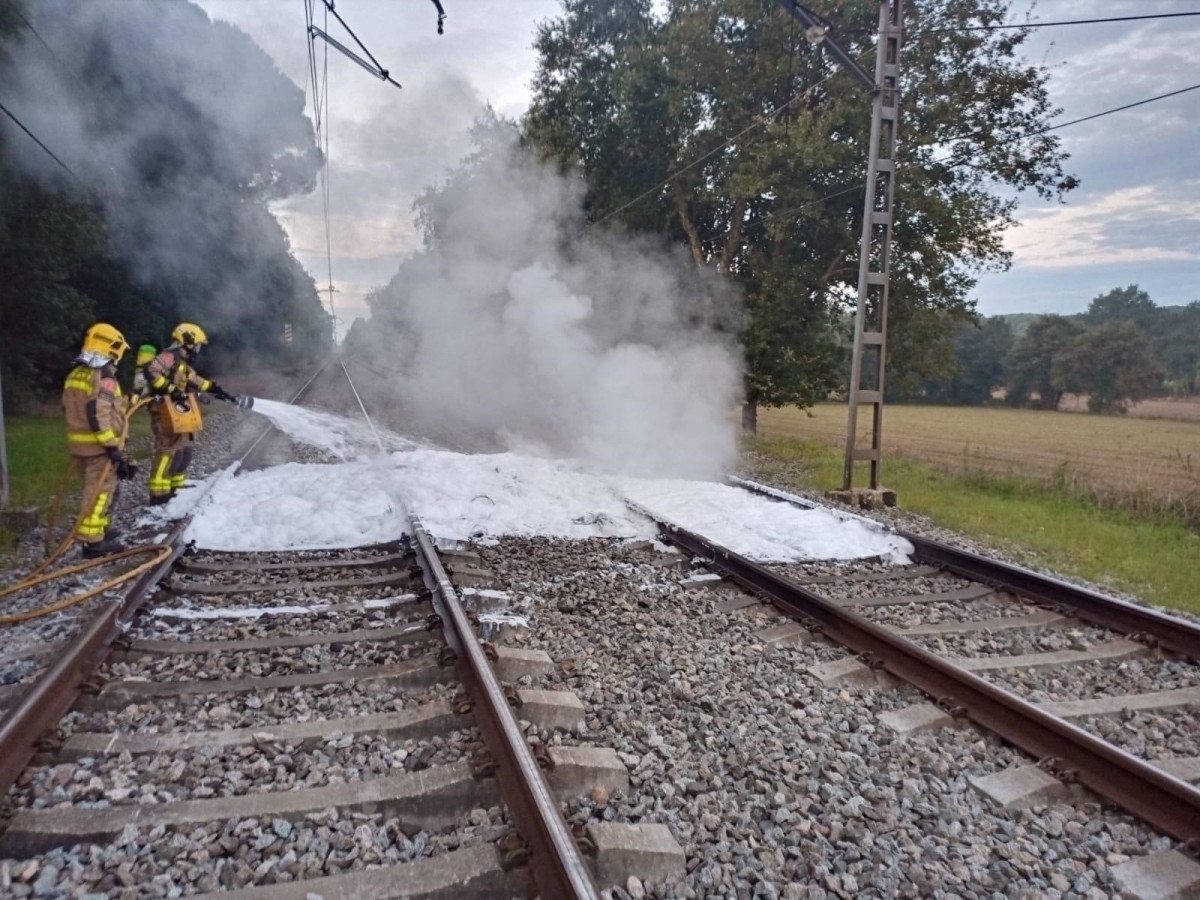 Cortes en vías de tren este 11 de Septiembre