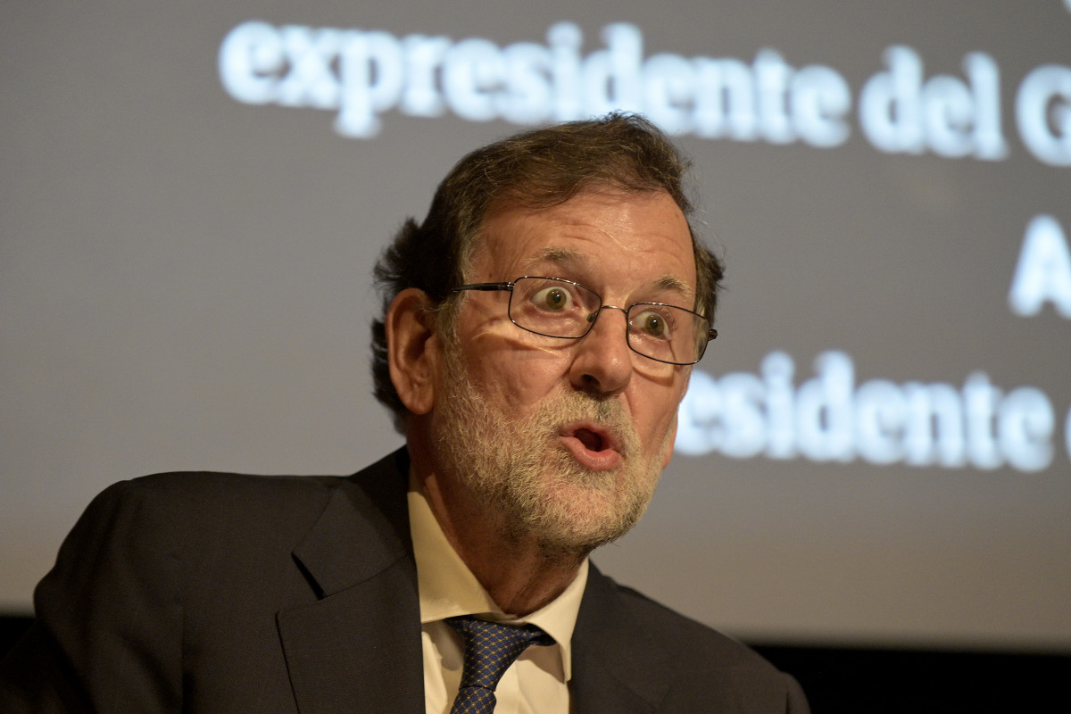 El expresidente del Gobierno, Mariano Rajoy durante la presentación de las memorias del jurista José Manuel Romay, en A Coruña, Galicia (España), a 18 de septiembre de 2020.