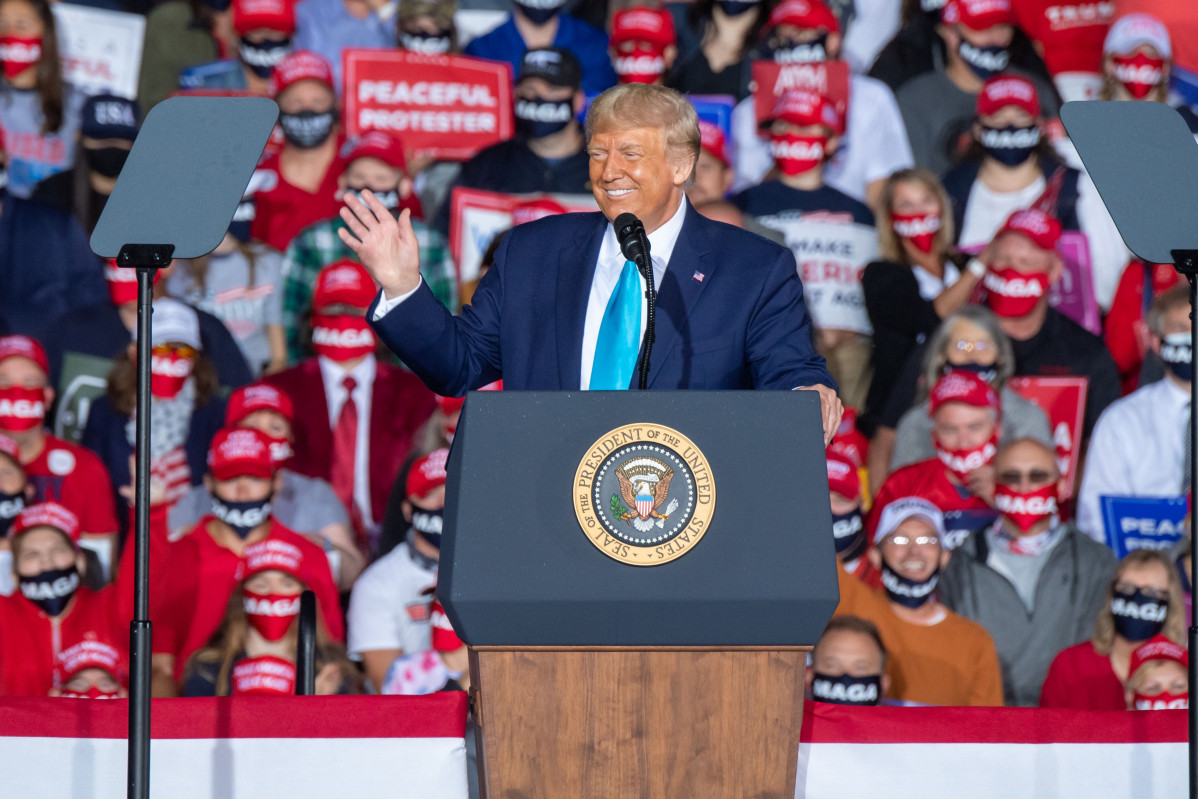 El presidente de Estados Unidos, Donald Trump.