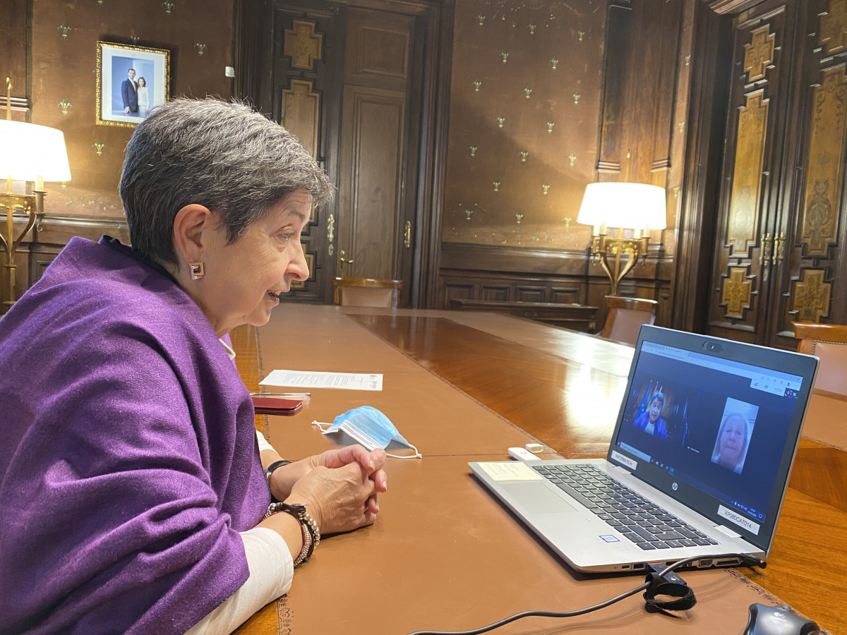 La delegada del Gobierno en Catalunya, Teresa Cunillera.