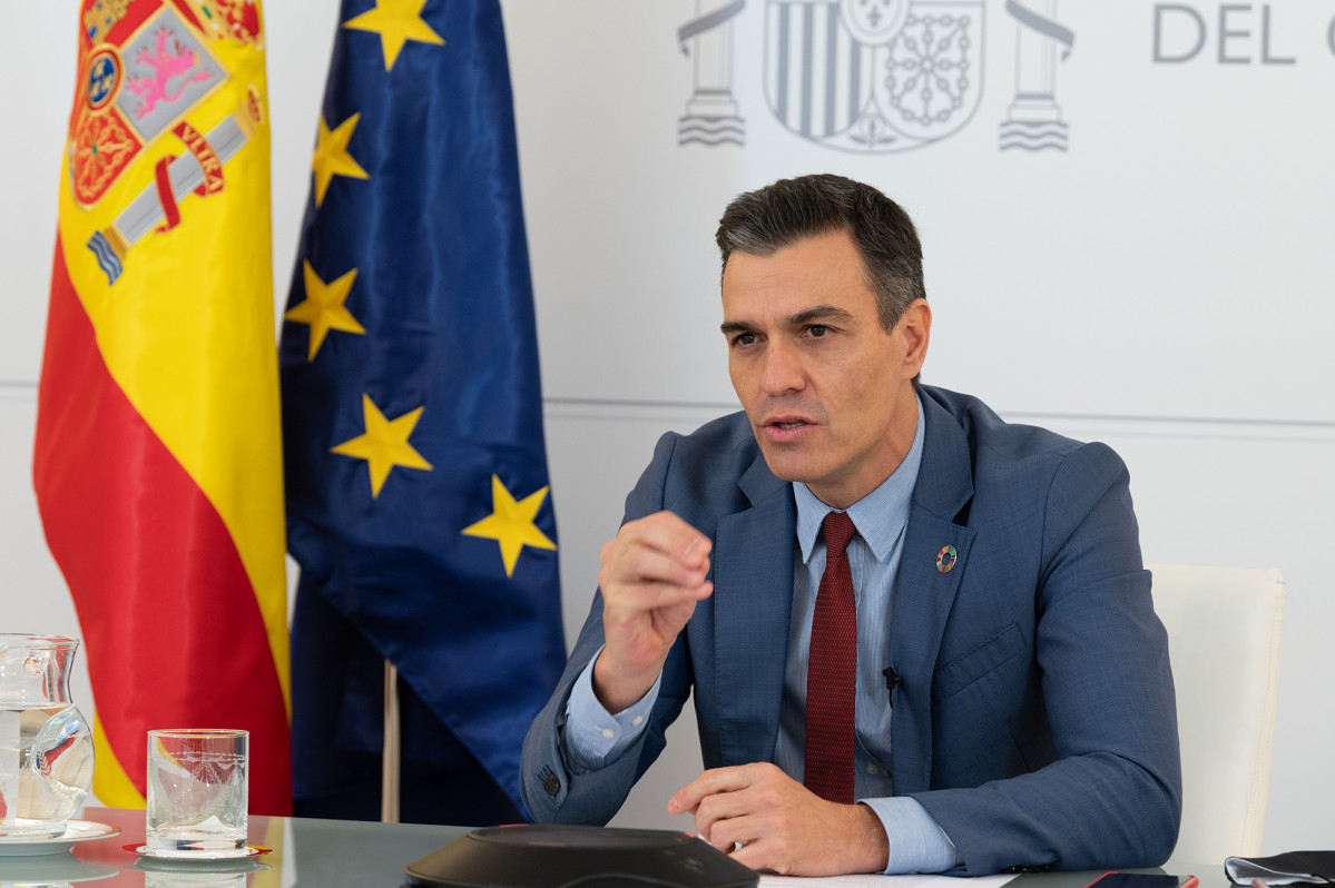 El presidente del Gobierno, Pedro Sánchez