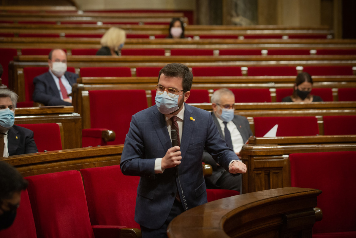 El vicepresidente del Govern, Pere Aragonès