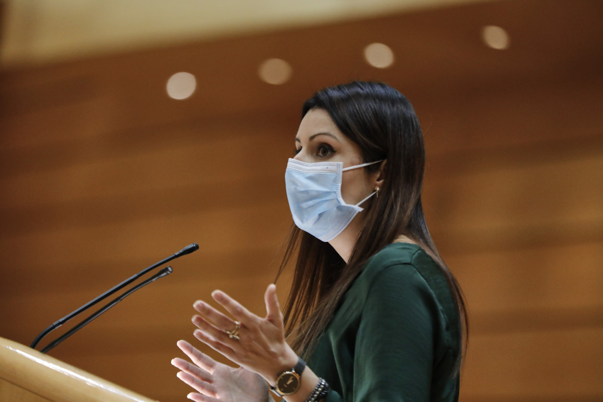 La portavoz de Ciudadanos en el Senado y en el Parlament de Cataluña, Lorena Roldán.