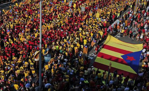 Imagen de la Diada el 2014