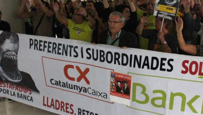 ADICAE denuncia ante los accionistas de CatalunyaCaixa el fracaso del arbitraje de preferentes: "Sólo un 37% de las solicitudes de arbitraje de los preferentistes fueron aceptadas"