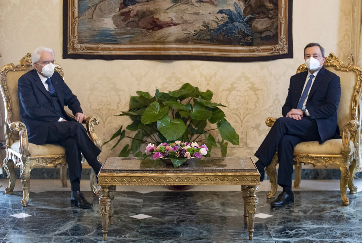 Sergio Mattarella i Mario Draghi