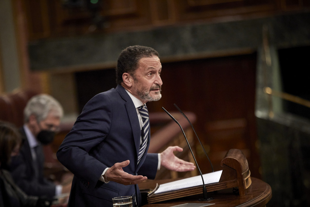 El portavoz adjunto de Ciudadanos en el Congreso de los Diputados, Edmundo Bal, interviene durante una sesión plenaria en la Cámara Baja.