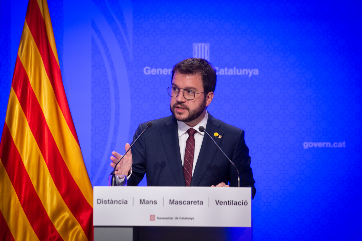 Arxiu - El vicepresident de la Generalitat en funcions, Pere Aragonès.