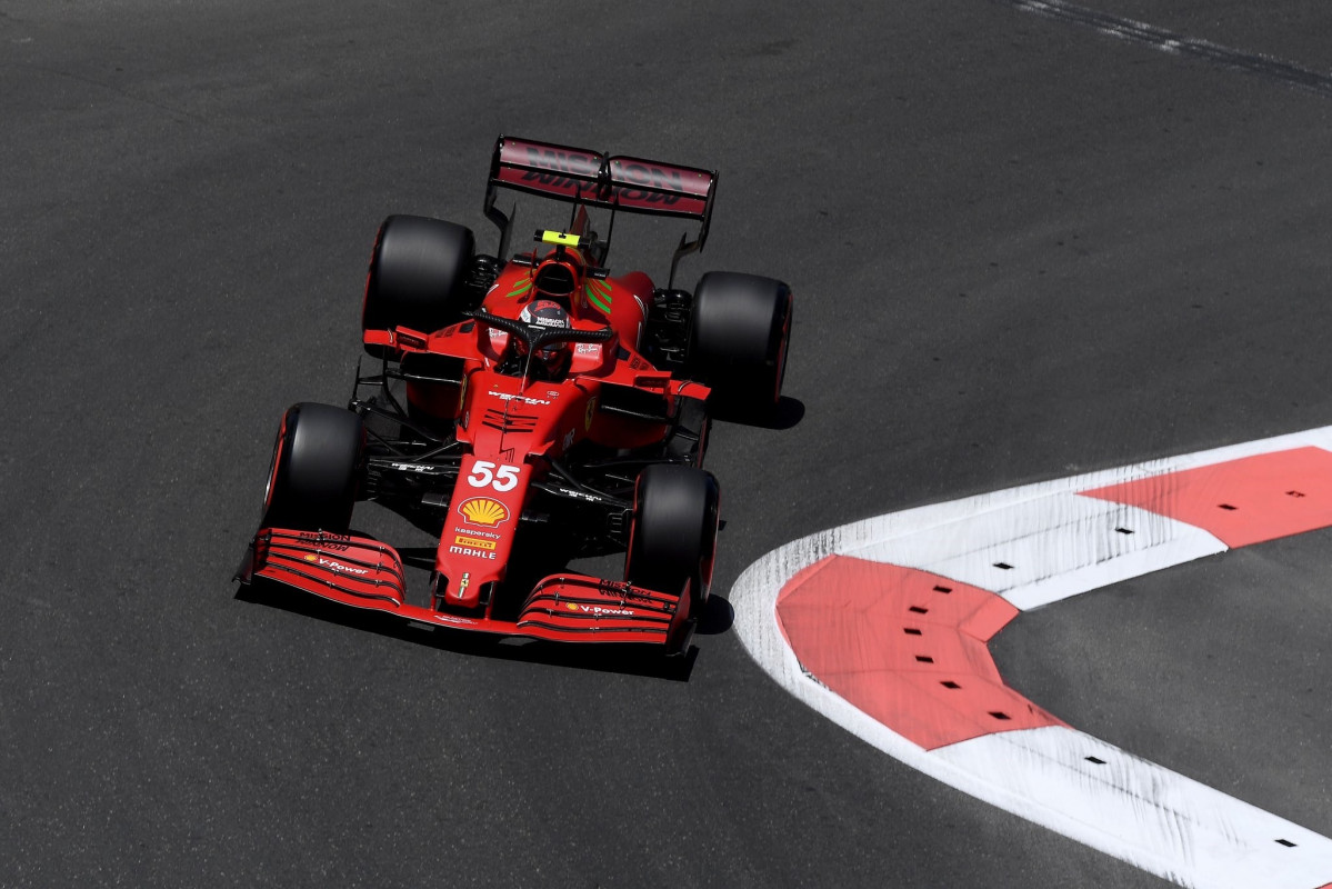 Carlos Sainz en el GP Azerbaiyán