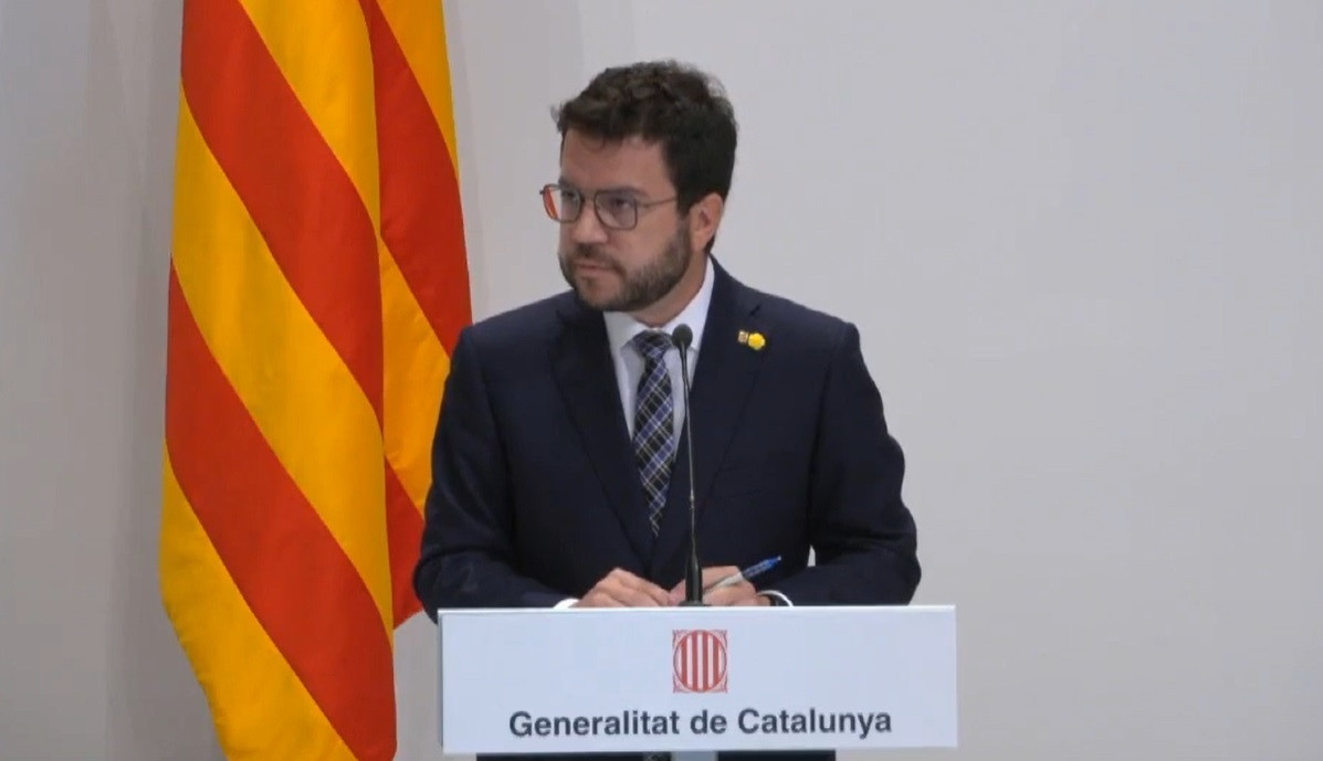 Arxiu - El president de la Generalitat, Pere Aragonès