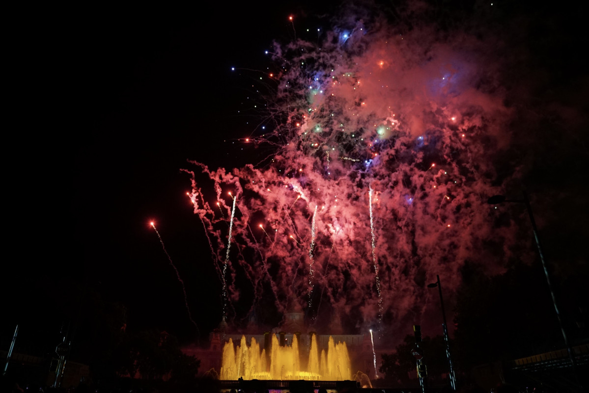 Archivo - Piromusical de Barcelona a la Mercè 2019