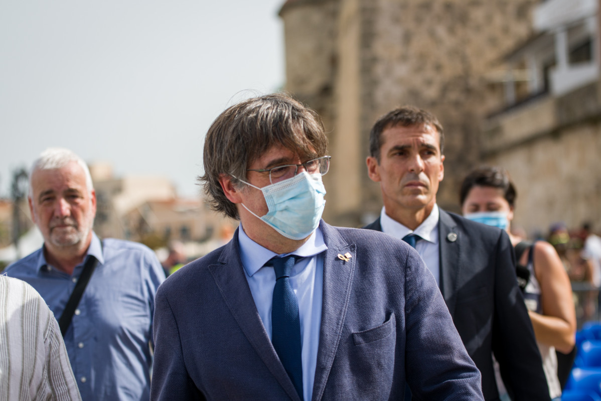 El expresidente de la Generalitat Carles Puigdemont acude al festival Adifolk en L’Alguer, Cerdeña (Italia)