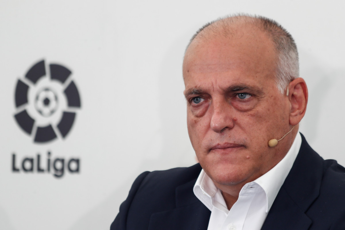 Archivo - El presidente de LaLiga, Javier Tebas.